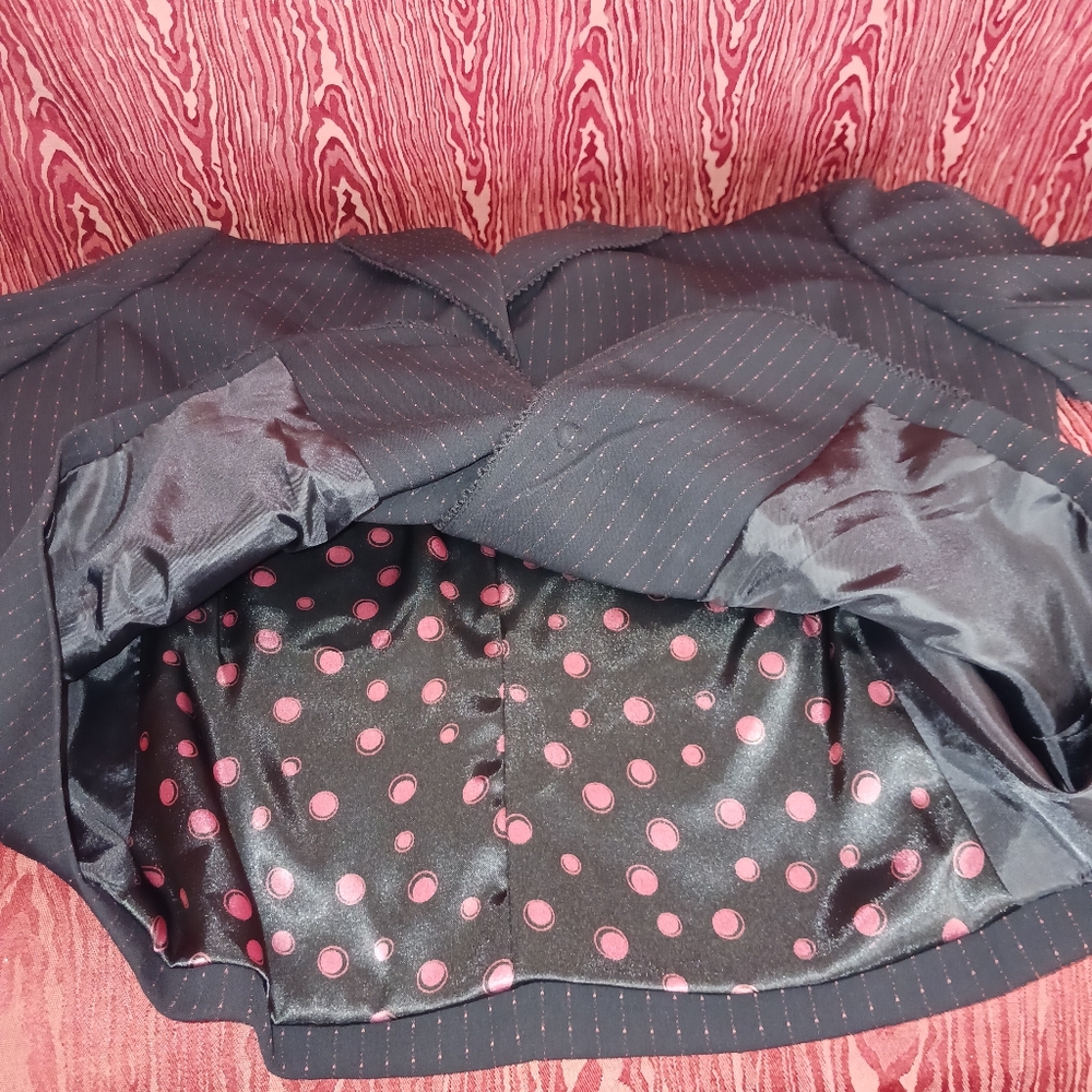 NIPON BOUTIQUE 2 Piece Long Sleeve Button Collared Skirt Suit Women's Sz 6 - Picture 12 of 16